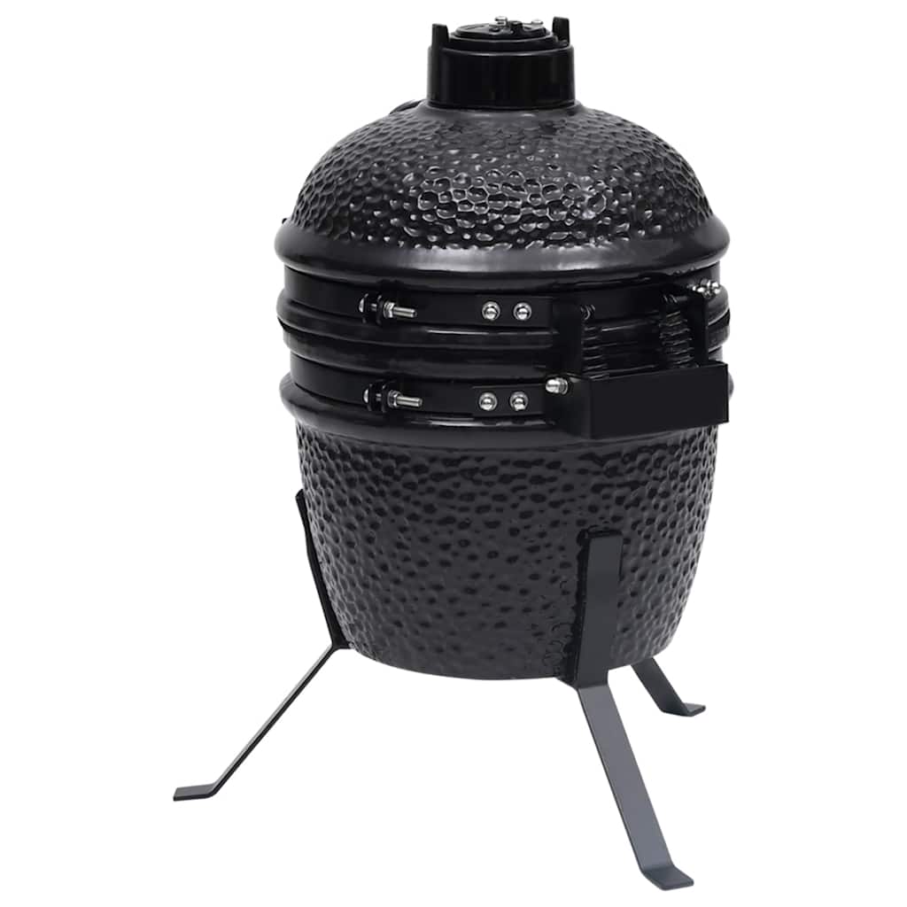 Barbecue Affumicatore 2 In 1 Kamado In Ceramica 56 Cm