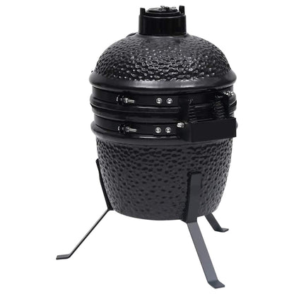 Barbecue Affumicatore 2 In 1 Kamado In Ceramica 56 Cm