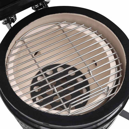 Barbecue Affumicatore 2 In 1 Kamado In Ceramica 56 Cm