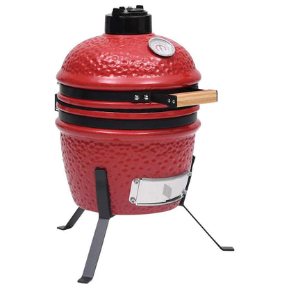Barbecue Affumicatore 2 In 1 Kamado In Ceramica 56 Cm