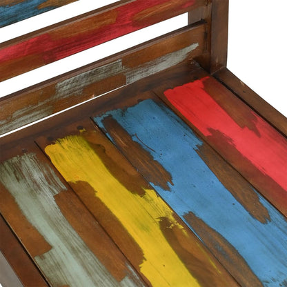 Sedie Da Pranzo 2 Pz In Legno Massello Di Recupero