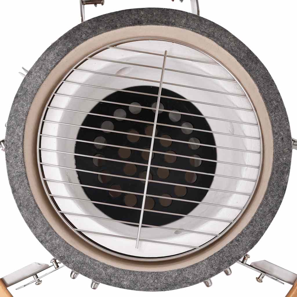 Griglia Barbecue Kamado Affumicatore In Ceramica 76 Cm