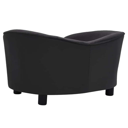 Divano Per Cani 69X49X40 Cm In Peluche E Similpelle