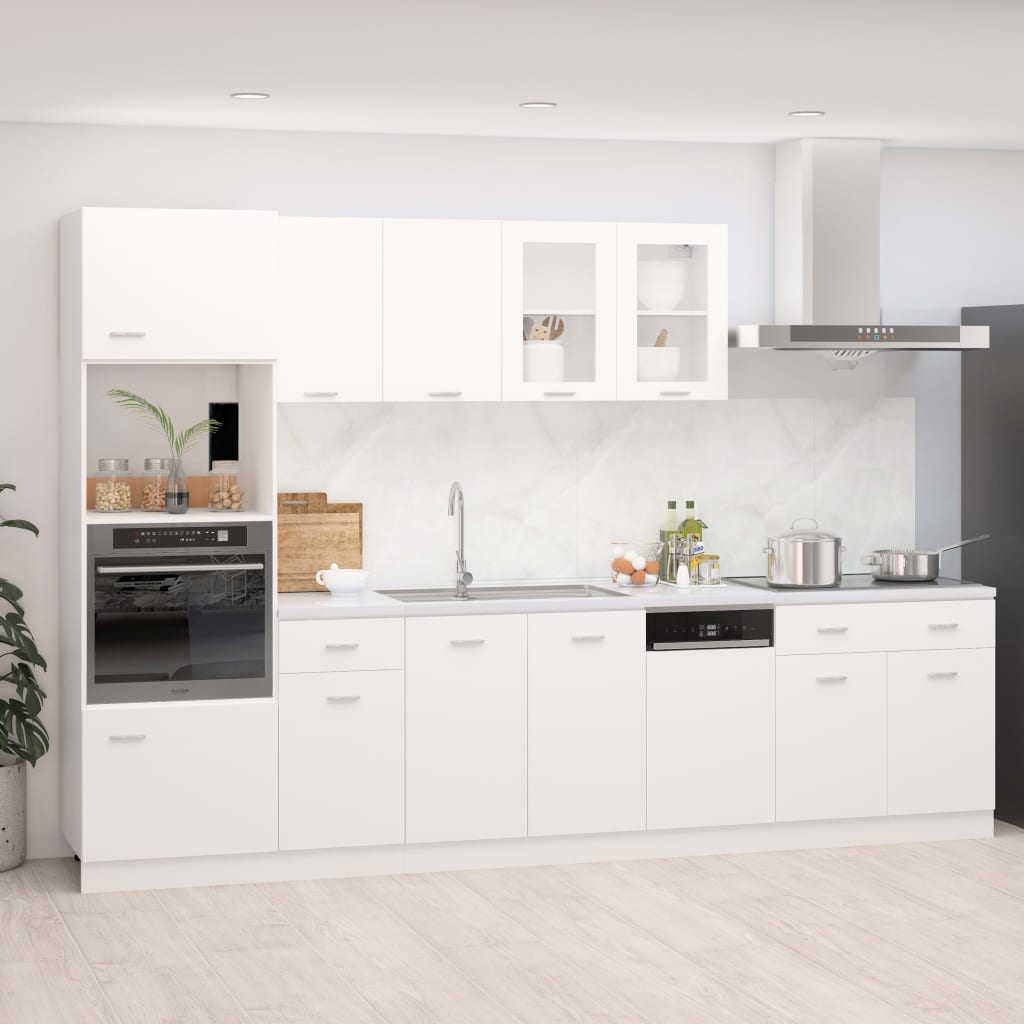 Set Di Mobili Da Cucina 7 Pz In Truciolato