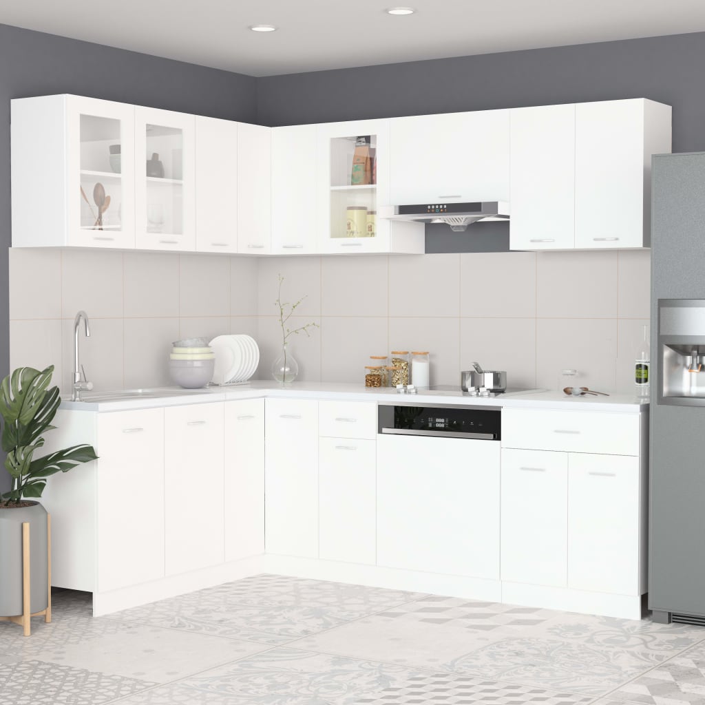 Set Di Mobili Da Cucina 11 Pz Rovere Artigianale Truciolato