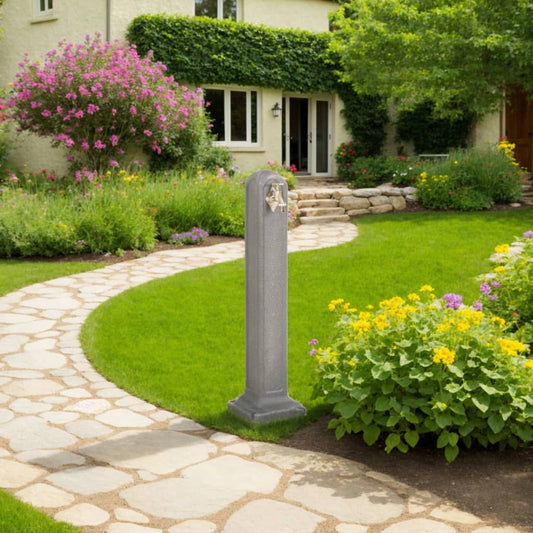 Cisterna Da Giardino E Rubinetto Effetto Pietra
