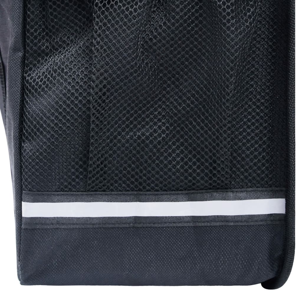 Borsa Doppia Bicicletta Impermeabile Per Portapacchi 35 L Nero