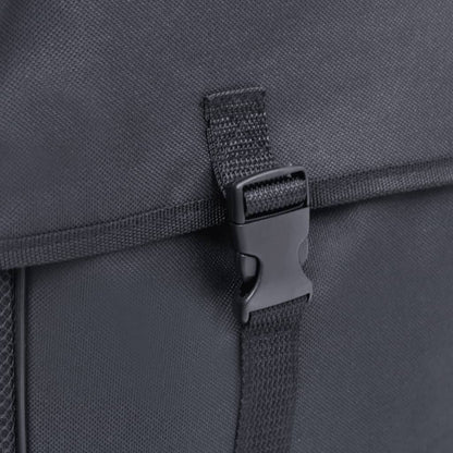 Borsa Doppia Bicicletta Impermeabile Per Portapacchi 35 L Nero