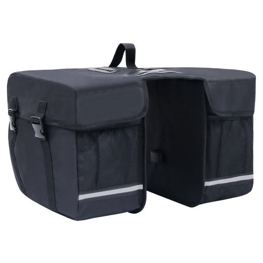 Borsa Doppia Bicicletta Impermeabile Per Portapacchi 35 L Nero