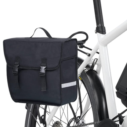 Borsa Singola Bicicletta Impermeabile Per Portapacchi 21 L Nero