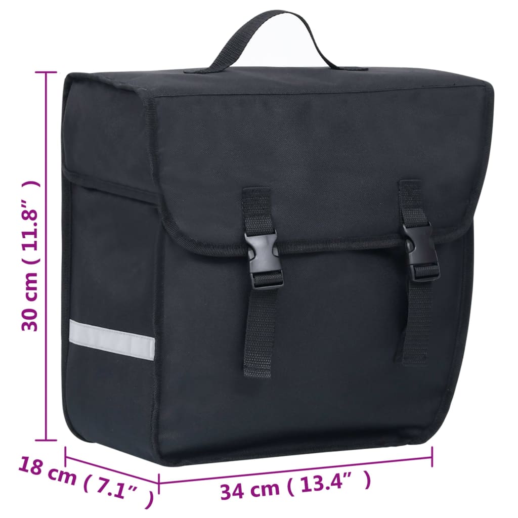 Borsa Singola Bicicletta Impermeabile Per Portapacchi 21 L Nero