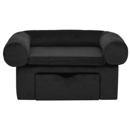 Divano Per Cani Con Cassetto 75X50X38 Cm In Peluche