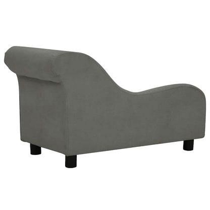 Divano Per Cani Con Cuscino 83X44X44 Cm In Peluche