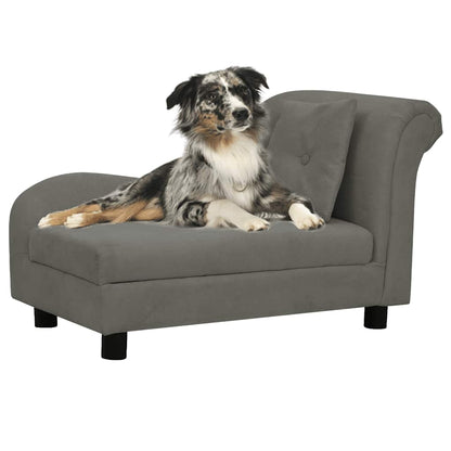 Divano Per Cani Con Cuscino 83X44X44 Cm In Peluche
