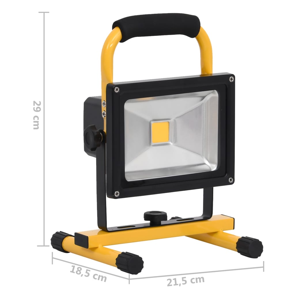 Faretto A Led Ricaricabile Con Maniglia