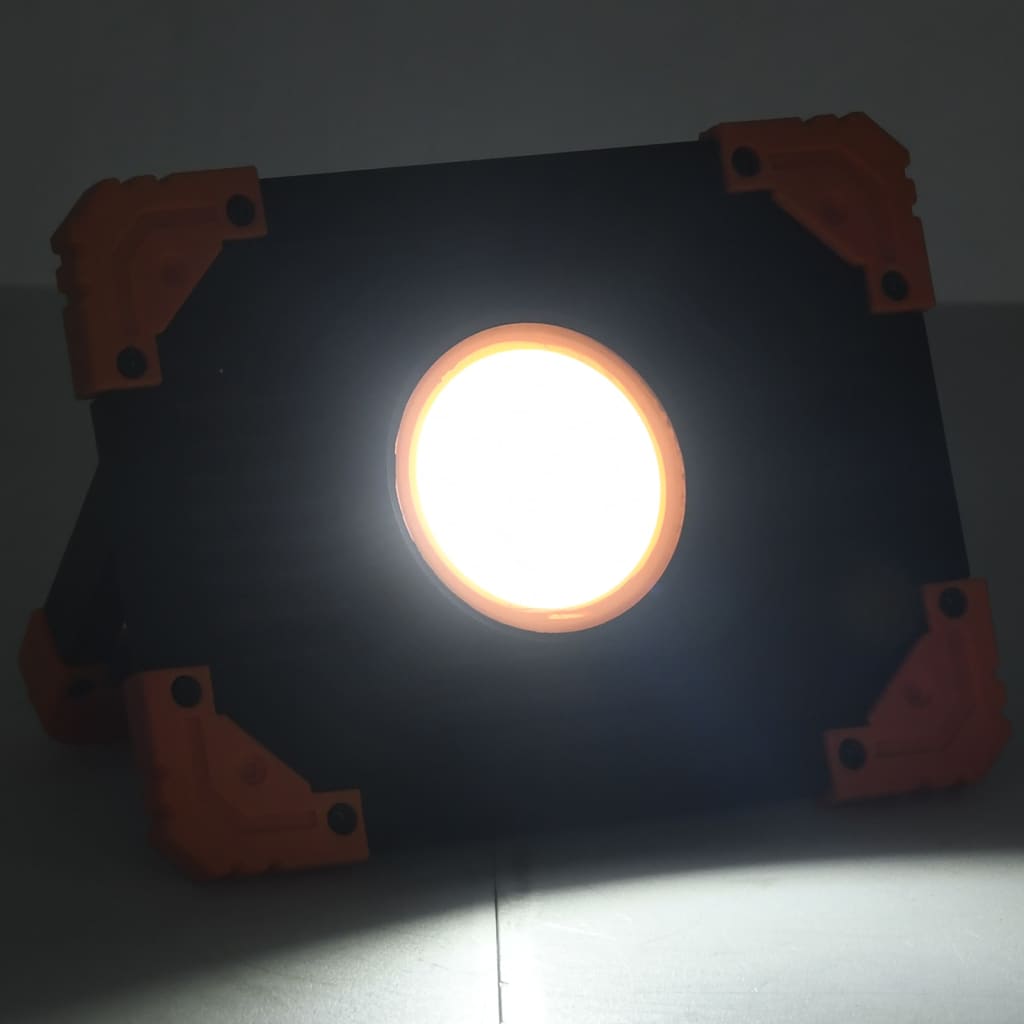 Faretto A Led Portatile In Abs 10 W Bianco Freddo