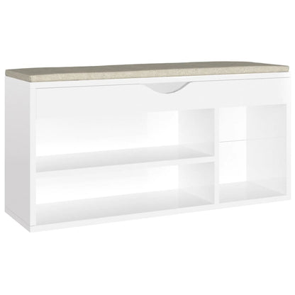 Panca Porta Scarpe Cuscino 104X30X49 Multistrato