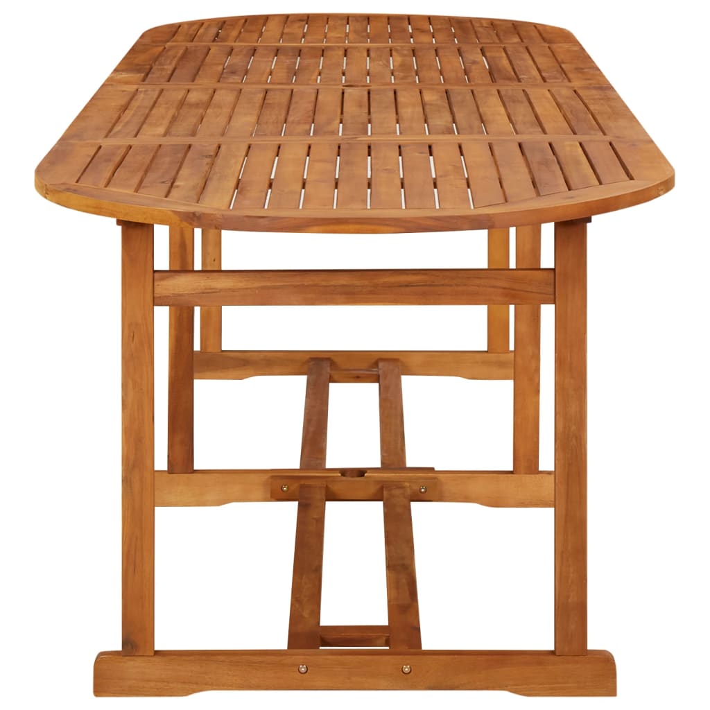 Tavolo Da Pranzo Per Esterni 280X90X75Cm Legno Massello Acacia
