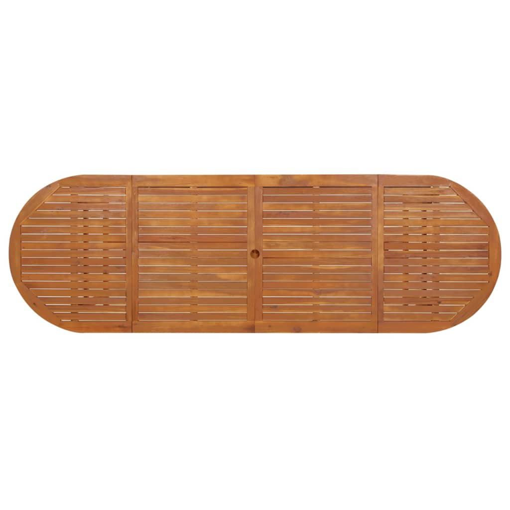 Tavolo Da Pranzo Per Esterni 280X90X75Cm Legno Massello Acacia