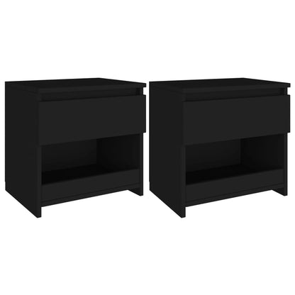 Comodini 2Pz 40X30X39Cm In Legno Multistrato