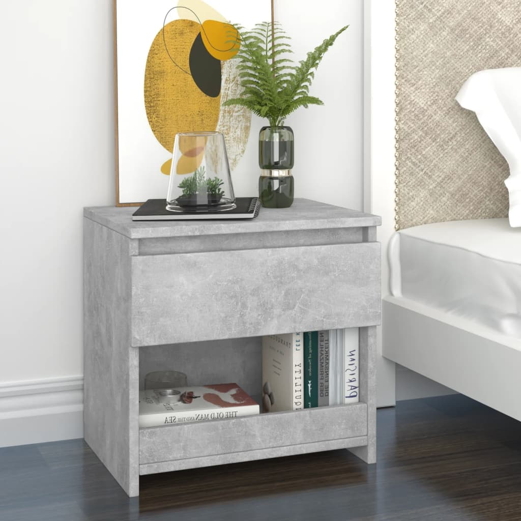Comodini 2Pz 40X30X39Cm In Legno Multistrato