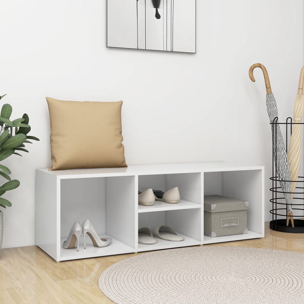 Panca Porta Scarpe 105X35X35Cm Legno Multistrato