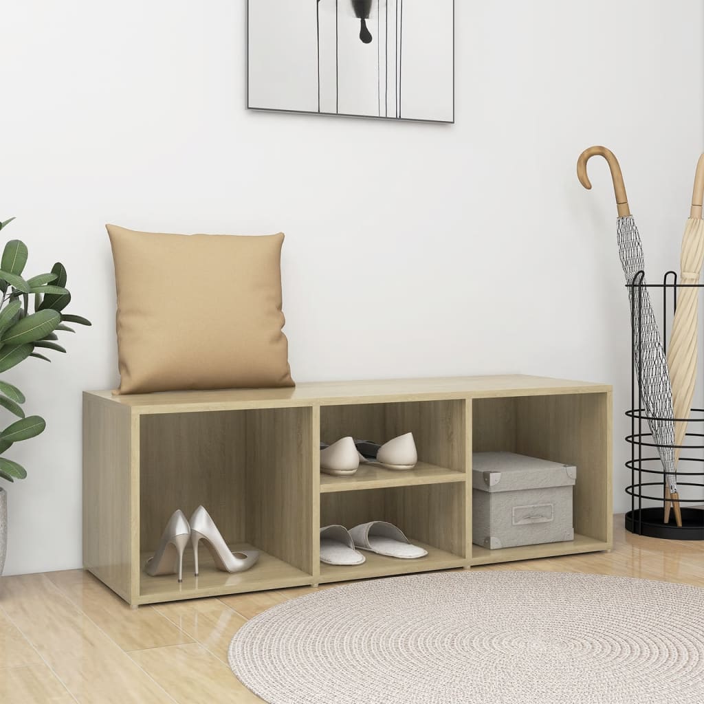 Panca Porta Scarpe 105X35X35Cm Legno Multistrato