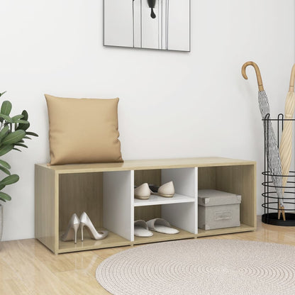 Panca Porta Scarpe 105X35X35Cm Legno Multistrato