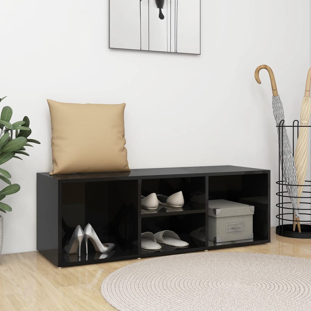Panca Porta Scarpe 105X35X35Cm Legno Multistrato