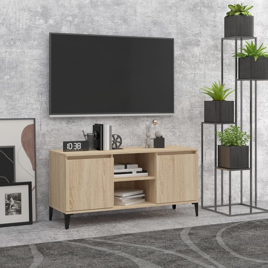 Mobile Porta Tv 102X35X50 Cm In Legno Multistrato