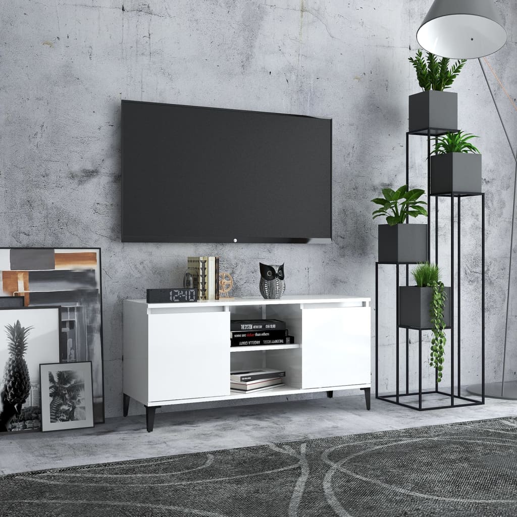 Mobile Porta Tv 102X35X50 Cm In Legno Multistrato