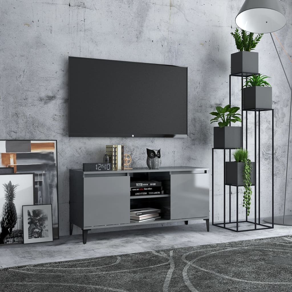 Mobile Porta Tv 102X35X50 Cm In Legno Multistrato