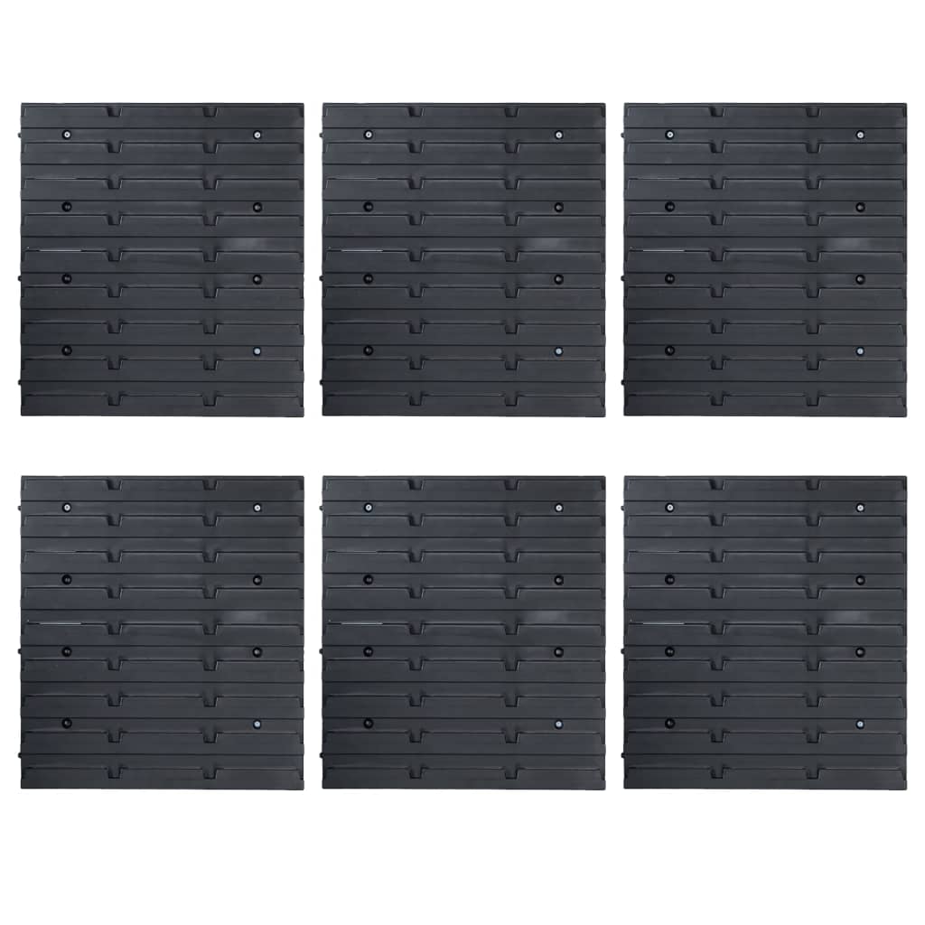 Kit Contenitori 96 Pz Con Pannelli A Parete E Nero