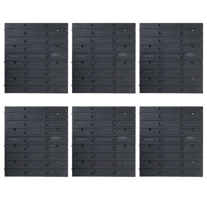 Kit Contenitori 96 Pz Con Pannelli A Parete E Nero