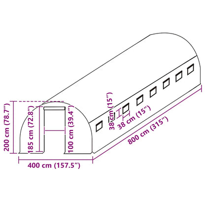 Telo Di Ricambio Per Serra (32 M²)