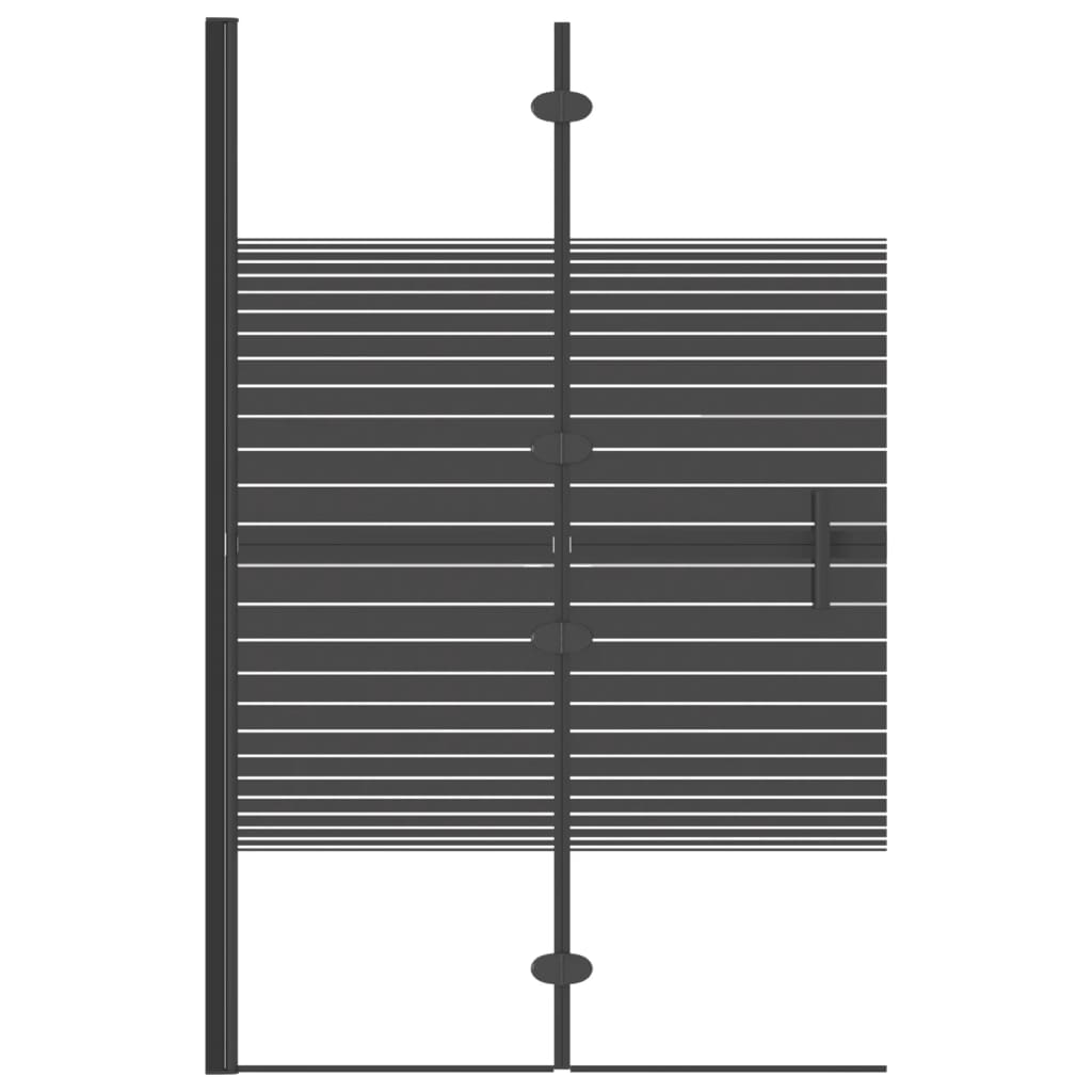 Pannello Doccia Pieghevole In Esg Nero