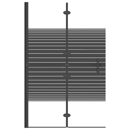 Pannello Doccia Pieghevole In Esg Nero