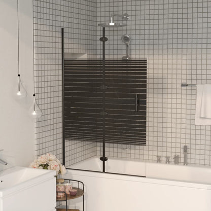 Pannello Doccia Pieghevole In Esg Nero