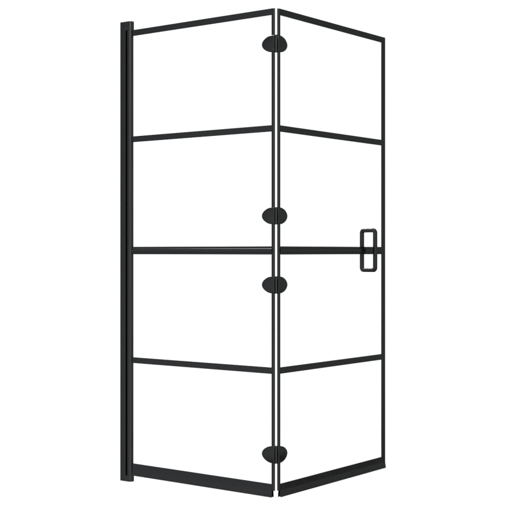 Pannello Doccia Pieghevole In Esg Nero