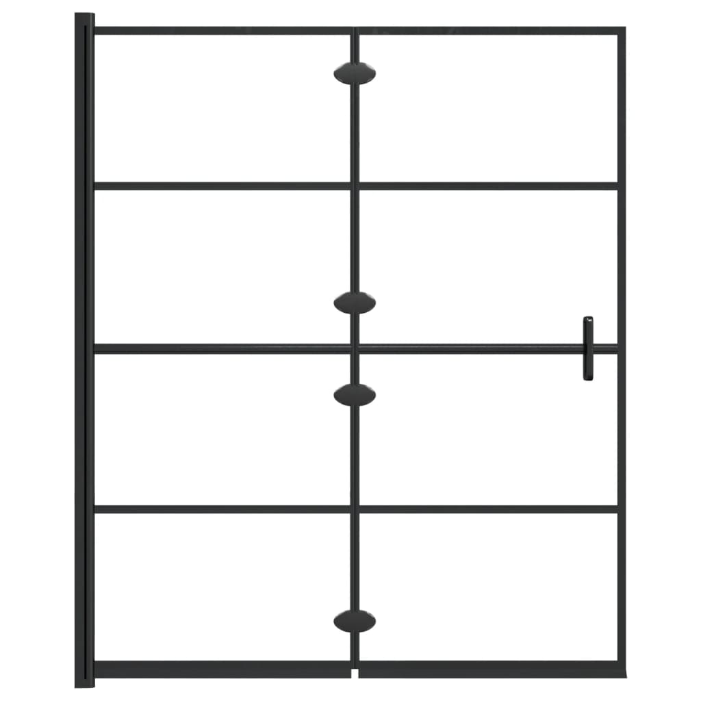 Pannello Doccia Pieghevole In Esg Nero
