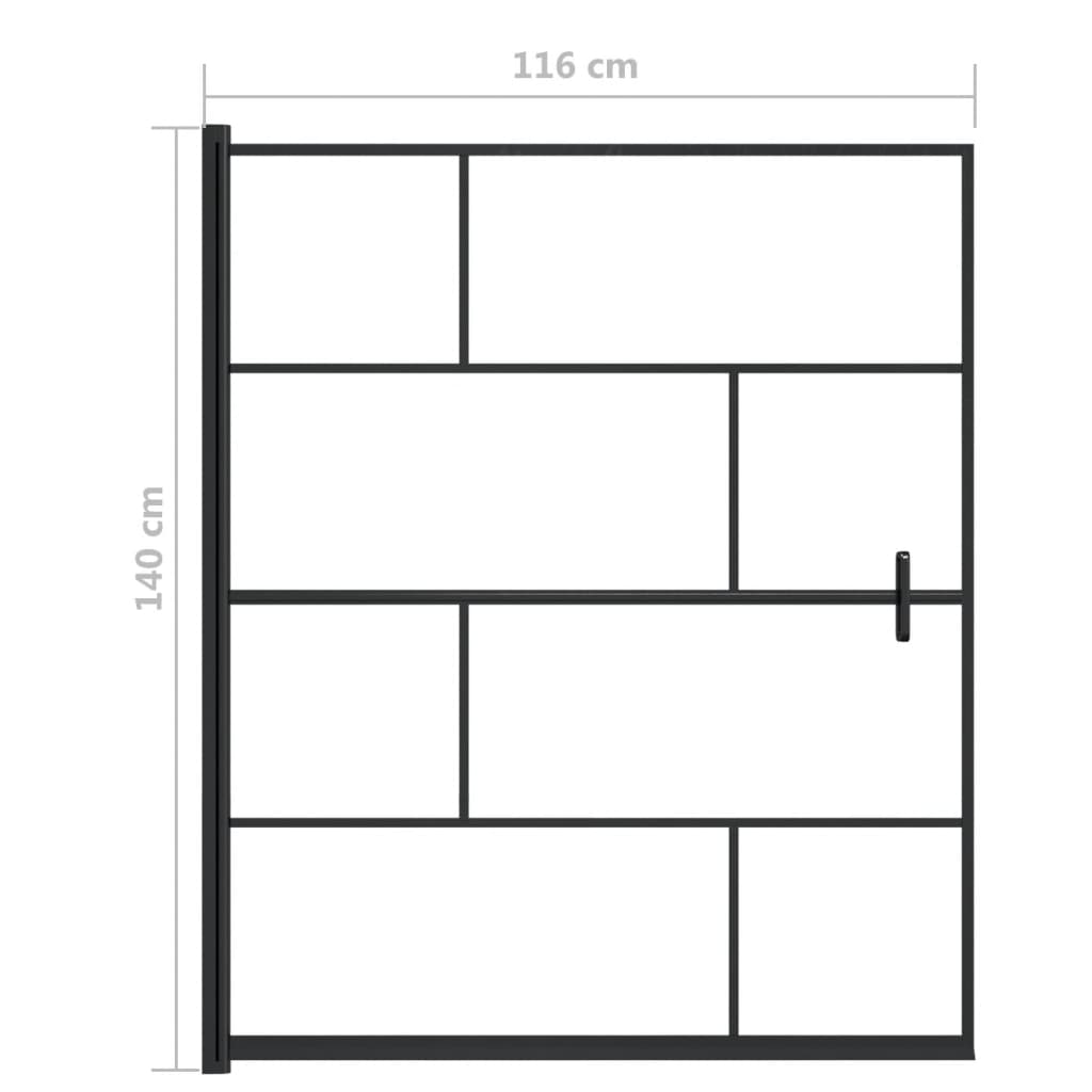 Pannello Per Box Doccia In Esg Nero