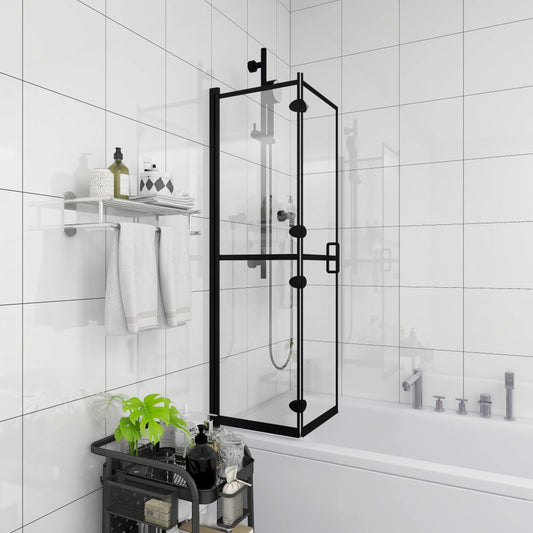 Pannello Doccia Pieghevole In Esg Nero
