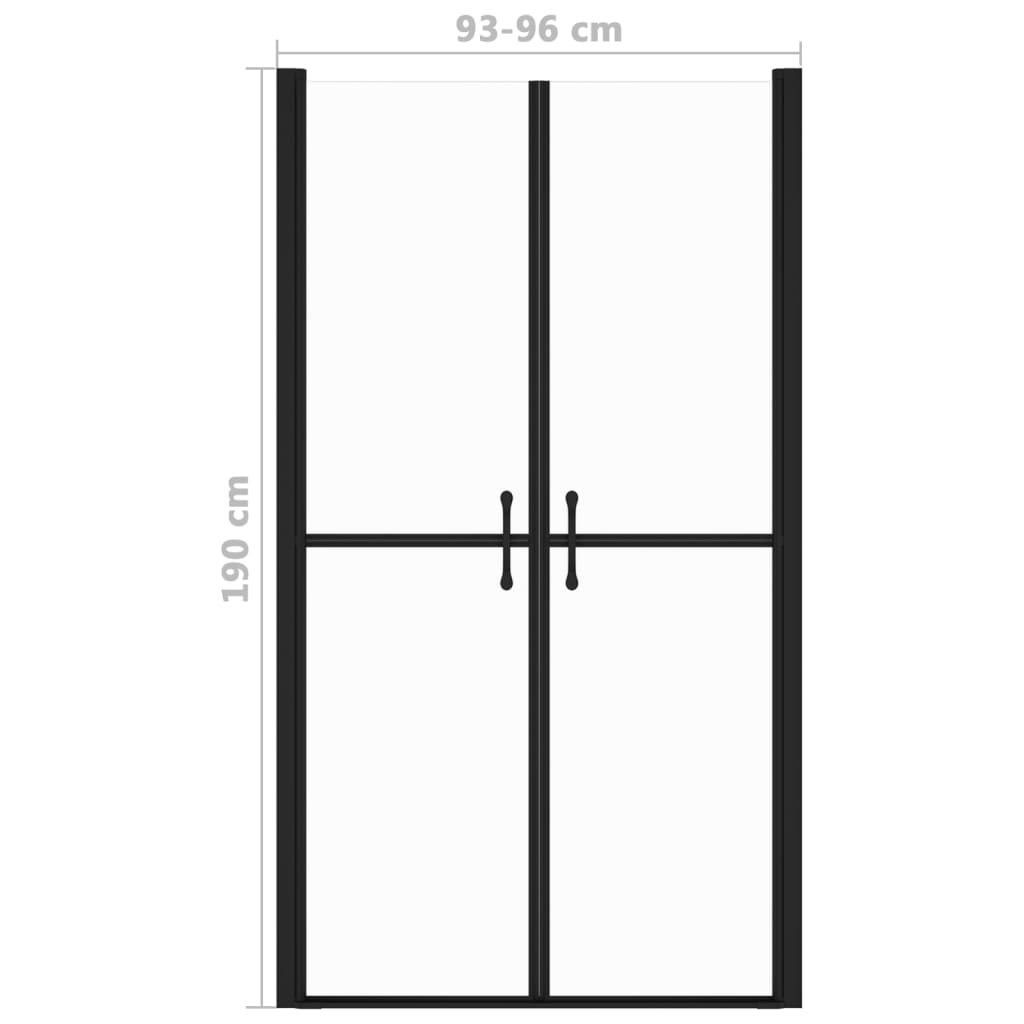 Porta Per Doccia In Esg Liscio (93-96)X190 Cm