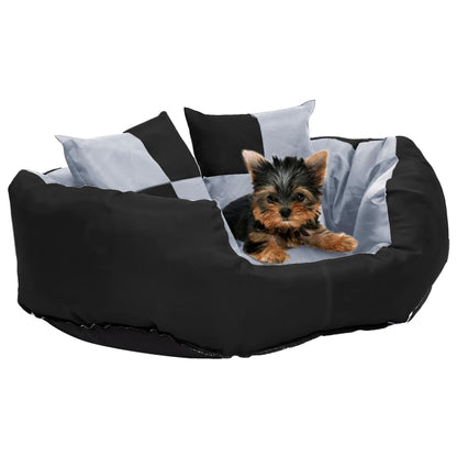 Cuscino Per Cani Reversibile Lavabile Marrone Crema