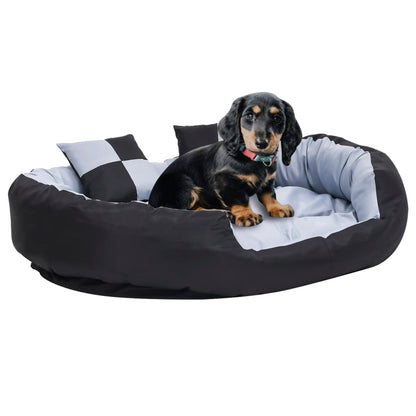 Cuscino Per Cani Reversibile Lavabile Marrone Crema