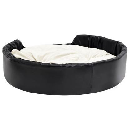 Lettino Per Cani Nero E Peluche E Similpelle