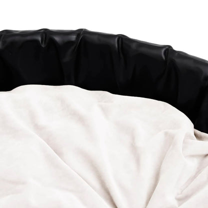 Lettino Per Cani Nero E Peluche E Similpelle