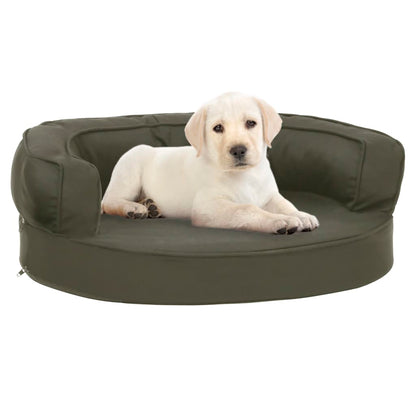 Materasso Ergonomico Per Cani 75X53Cm Effetto Lino