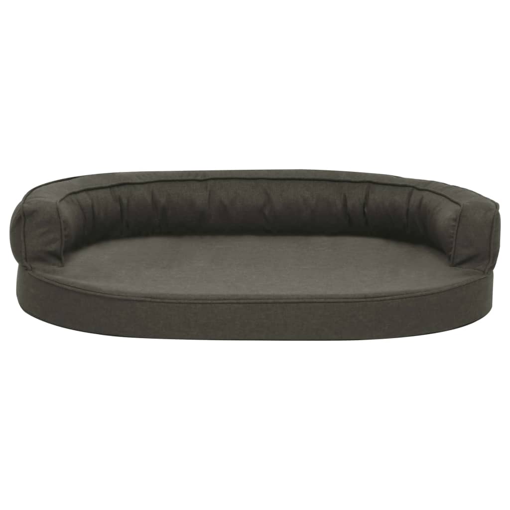 Materasso Ergonomico Per Cani 75X53Cm Effetto Lino