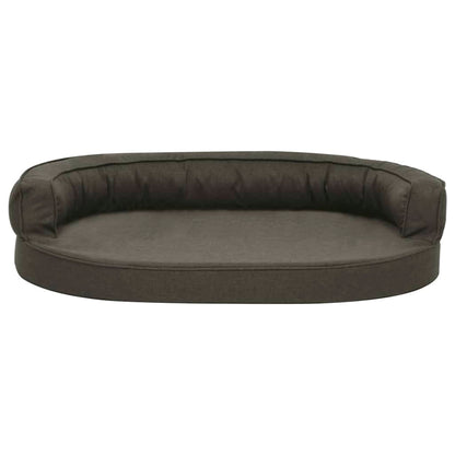 Materasso Ergonomico Per Cani 75X53Cm Effetto Lino